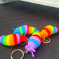 Fidget slug key ring