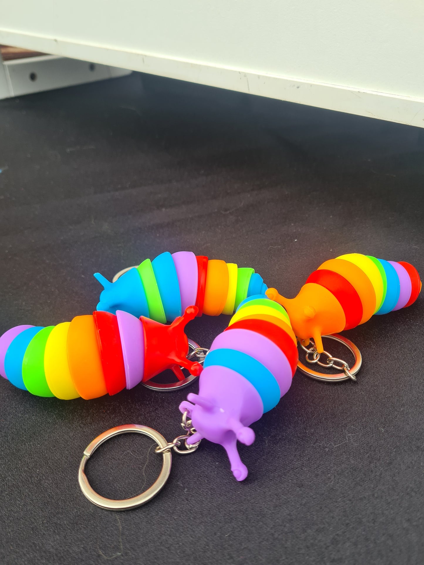 Fidget slug key ring